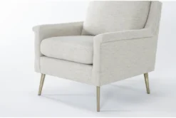 Atticus Chair -Furniture Store 298707 beige fabric accent chair detail 45