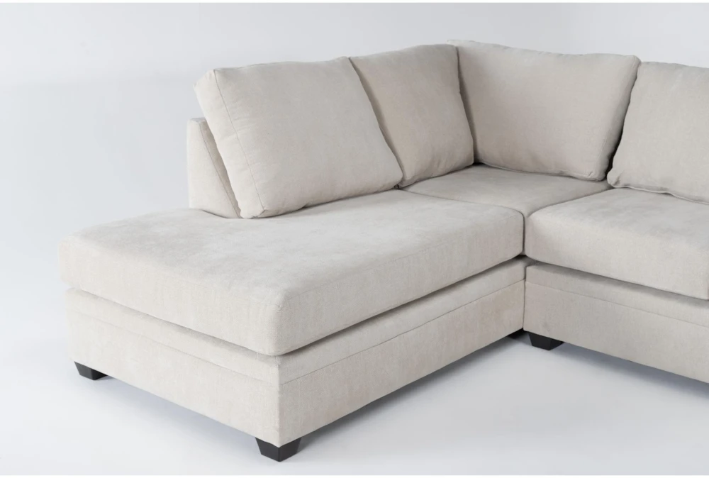 Bonaterra Sand 127" 2 Piece Sectional With Left Arm Facing Corner Chaise & Storage Ottoman - Image 3