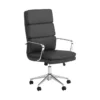 Corral Black Adjustable Upholstered Office Chair -Furniture Store 299189 black fabric office chair signature 02