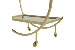 Gold Rolling Round Bar Cart 16 Gold Rolling Round Bar Cart -Furniture Store 299637 detail 45