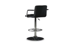 Troy Black Adjustable Barstool 15 Troy Black Adjustable Barstool -Furniture Store 299708 black metal bar stool back 82
