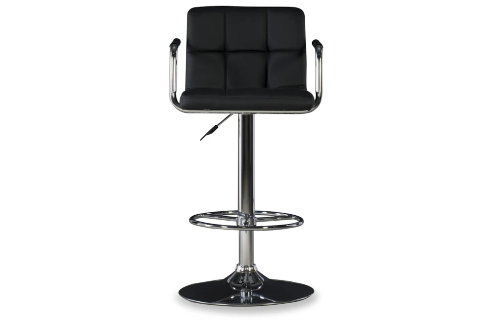 Troy Black Adjustable Barstool 4 Troy Black Adjustable Barstool - Image 2