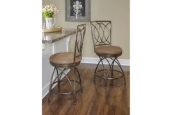 Bryan Big And Tall Metal Bronze Counter Stool -Furniture Store 299717 brown metal counter height stool room 85