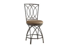 Bryan Big And Tall Metal Bronze Counter Stool
