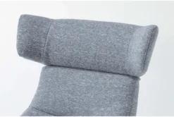 Raiden Blue Reclining Swivel Chair -Furniture Store 300132 blue fabric accent chair detail 45