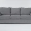 Hampstead Graphite 99" Queen Sleeper Sofa -Furniture Store 300202 grey fabric sleeper signature 01