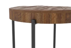 Dunkin 4 Piece Nesting Coffee Table Set -Furniture Store 300465 brown wood coffee and end table set detail 45