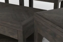 Harrison 4 Piece Coffee Table Set -Furniture Store 300470 brown wood coffee and end table set detail 45