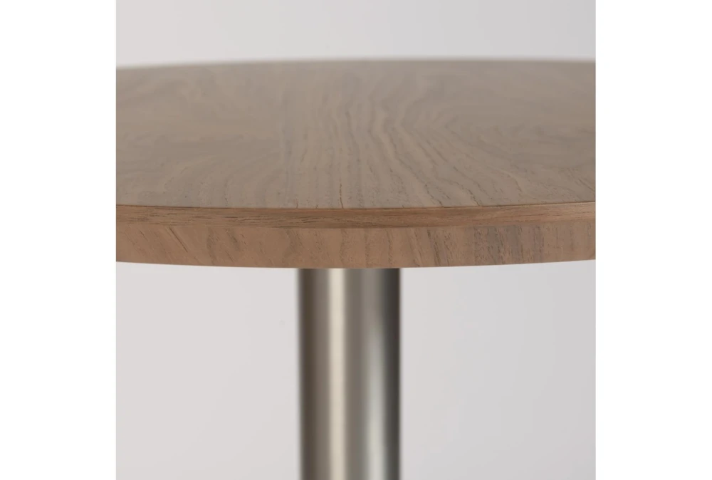 Cece Round Walnut 26" Bar Table 5 Cece Round Walnut 26" Bar Table - Image 3