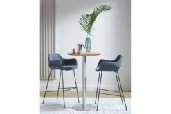 Cece Round Walnut 26" Bar Table 14 Cece Round Walnut 26" Bar Table -Furniture Store 300578 detail 47