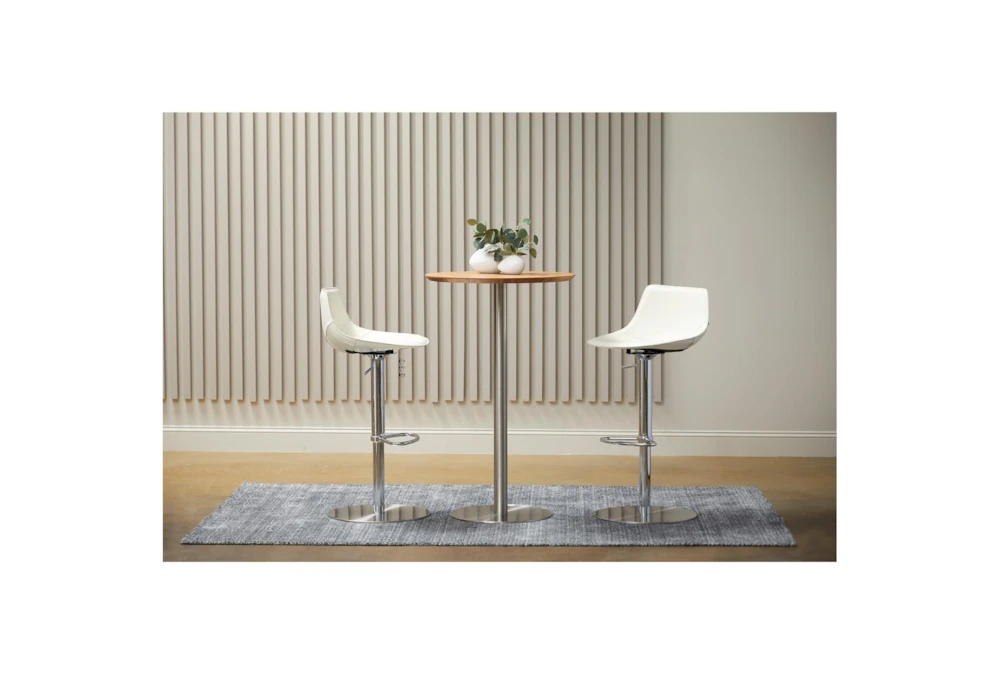 Cece Round Walnut 26" Bar Table 10 Cece Round Walnut 26" Bar Table - Image 8