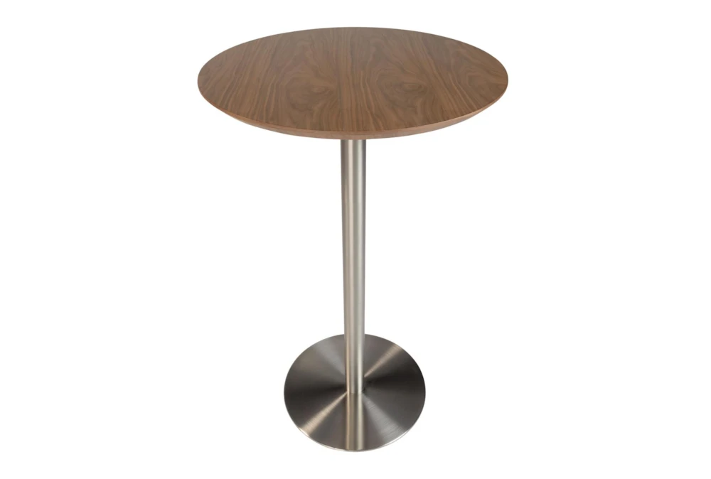 Cece Round Walnut 26" Bar Table 3 Cece Round Walnut 26" Bar Table