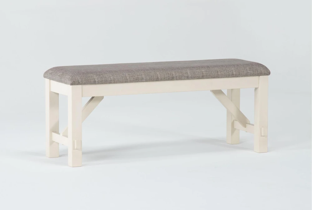 Cecelia Chalk Warm Grey 48" Dining Bench 4 Cecelia Chalk Warm Grey 48" Dining Bench - Image 2