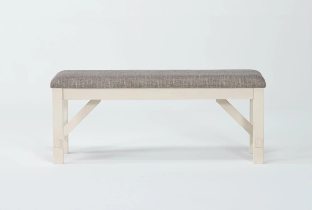 Cecelia Chalk Warm Grey 48" Dining Bench 3 Cecelia Chalk Warm Grey 48" Dining Bench