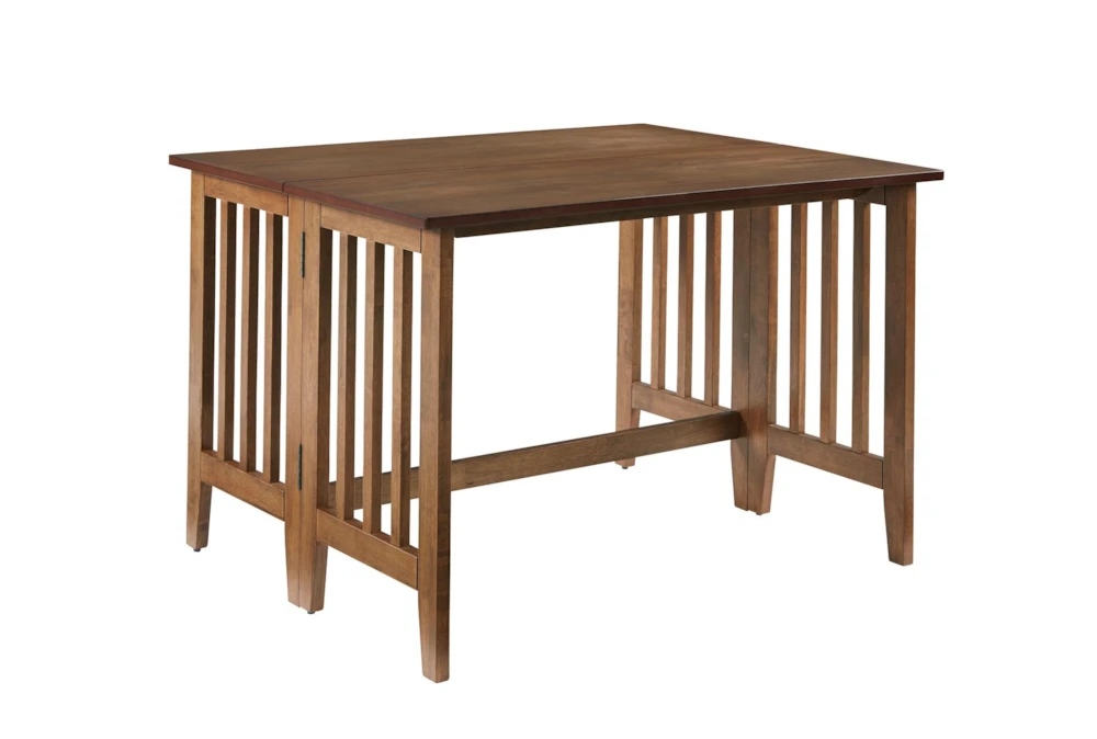 Hopper Walnut Drop Leaf 47" Dining Table 3 Hopper Walnut Drop Leaf 47" Dining Table