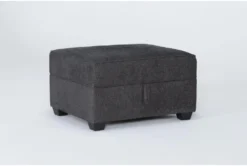 Mathers Slate Storage Ottoman 9 Mathers Slate Storage Ottoman -Furniture Store 301532 grey fabric ottoman side 18