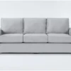 Mathers Oyster 91" Queen Sleeper Sofa 1 Mathers Oyster 91" Queen Sleeper Sofa -Furniture Store 301541 grey fabric sofa signature 01