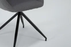 Imogen Charcoal Office Chair -Furniture Store 301760 grey fabric office chair detail 44 1