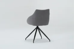 Imogen Charcoal Office Chair -Furniture Store 301760 grey fabric office chair side 19