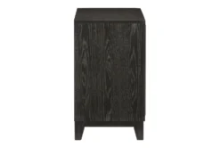 Gilian Nightstand 12 Gilian Nightstand -Furniture Store 301965 black wood nightstand side 14