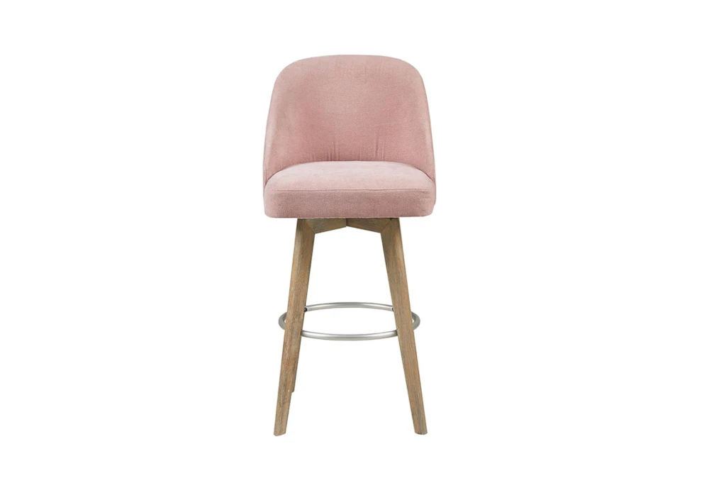 Marshall Pink Bar Stool With Swivel Seat 4 Marshall Pink Bar Stool With Swivel Seat - Image 2