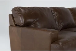 Grisham Leather 68" Loveseat -Furniture Store 302421 brown leather loveseat detail 44