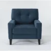 Lutin Accent Chair -Furniture Store 303251 blue fabric accent chair signature 01