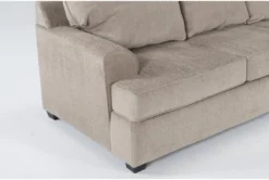 Alessandro Mocha Queen Sleeper Sofa -Furniture Store 303466 brown fabric sofa detail 442