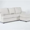 Alessandro Moonstone Queen Sleeper Sofa With Reversible Chaise