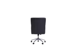 Edgar Black Leather Office Chair -Furniture Store 303550 black leather office chair back 82