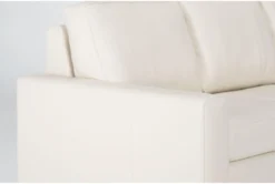 Mackenzie White Leather 80" Queen Plus Sofa Sleeper -Furniture Store 303880 white leather sleeper detail 45
