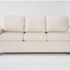 Mackenzie White Leather 80" Queen Plus Sofa Sleeper -Furniture Store 303880 white leather sleeper signature 01