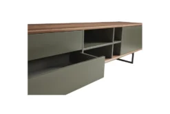 Denrock 71" Walnut TV Stand 13 Denrock 71" Walnut TV Stand -Furniture Store 304022 brown wood media console detail 46