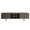 Denrock 71" Walnut TV Stand -Furniture Store 304022 brown wood media console signature 01