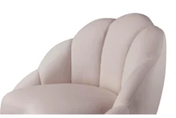 Lotus Blush Velvet Accent Chair -Furniture Store 304102 pink fabric accent chair detail 44