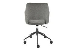 Valita Charcoal Gray Fabric Office Chair With Black Base -Furniture Store 304216 grey fabric office chair detail 48