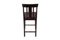 Sedley Espresso Counter Height Chair Set Of 2 -Furniture Store 304364 brown wood counter height stool back 82