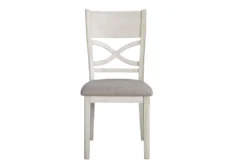 Josie White 48" Dining Set For 4 -Furniture Store 304397 white wood dining set front 03