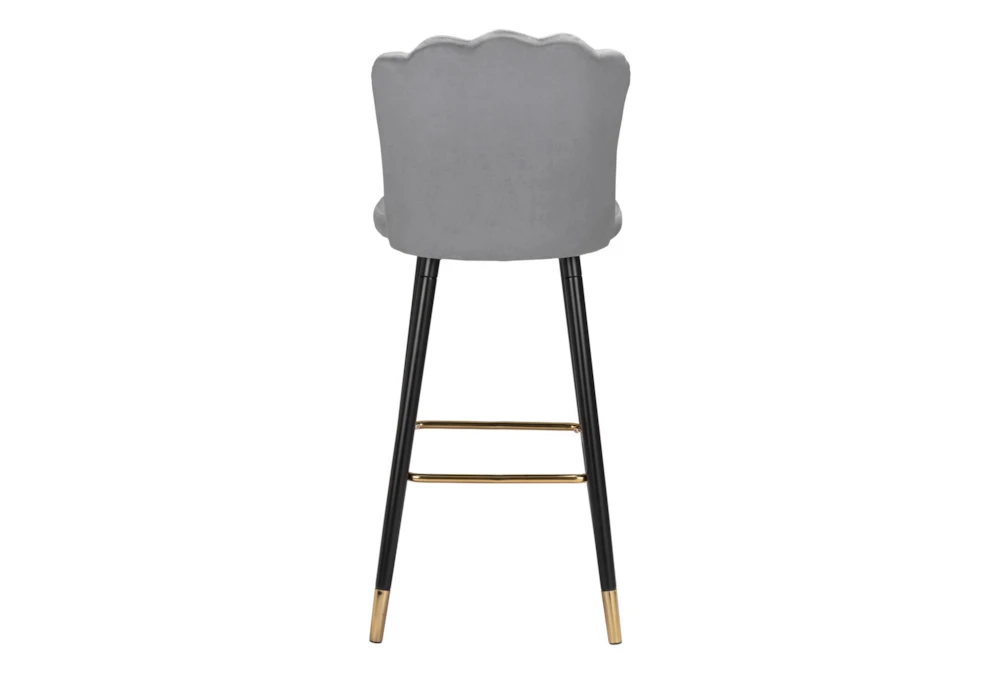 Contemporary Grey Bar Stool 9 Contemporary Grey Bar Stool - Image 7