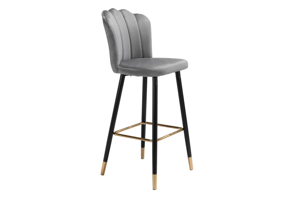 Contemporary Grey Bar Stool 11 Contemporary Grey Bar Stool - Image 9