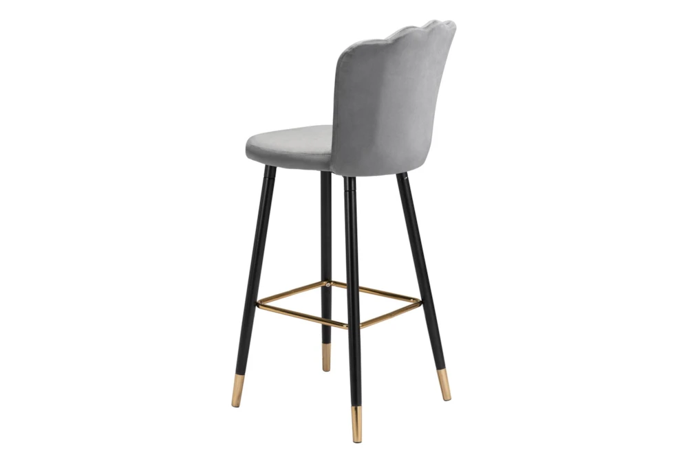 Contemporary Grey Bar Stool 12 Contemporary Grey Bar Stool - Image 10