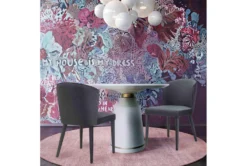 Marry Grey Velvet Dining Chair -Furniture Store 304624 grey fabric dining chair room 87