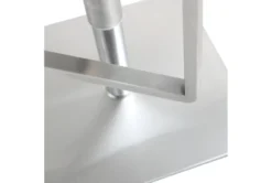 Elle White Stainless Adjustable Swivel Barstool 17 Elle White Stainless Adjustable Swivel Barstool -Furniture Store 304730 white fabric bar stool detail 46