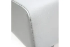 Elle White Stainless Adjustable Swivel Barstool 19 Elle White Stainless Adjustable Swivel Barstool -Furniture Store 304730 white fabric bar stool detail 48