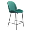 Green Scooped Counter Stool -Furniture Store 304846 green metal dining chair signature 02