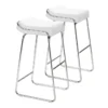 Edge White Backless Barstool Set Of 2 2 Edge White Backless Barstool Set Of 2 -Furniture Store 304881 white metal bar stool signature 02