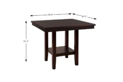 Sedley Espresso 40" Counter Height Table -Furniture Store 304899 wood detail 44