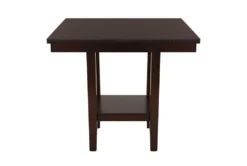 Sedley Espresso 40" Counter Height Table -Furniture Store 304899 wood front 02