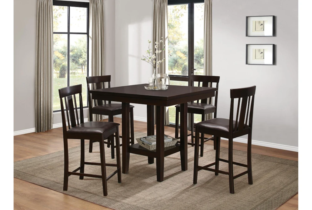 Sedley Espresso 40" Counter Height Table 6 Sedley Espresso 40" Counter Height Table - Image 4