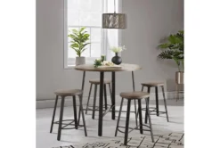 Betmar 36" Counter Set For 4 -Furniture Store 304909 brown wood counter height set room 86